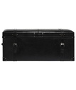 PIE DE CAMA CUSHION PIEL NEGRO